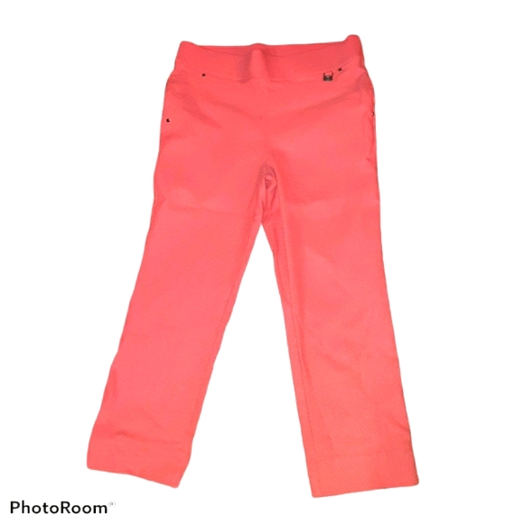 Rafaella Pants - Gorgeous Deep Coral Rafaella Capris